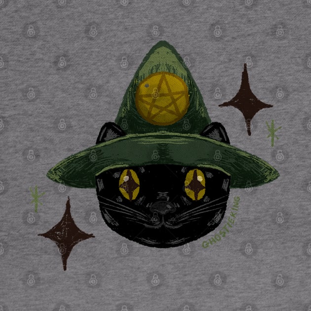 Bub, The Familiar Cat | Sticker Version by ghostieking